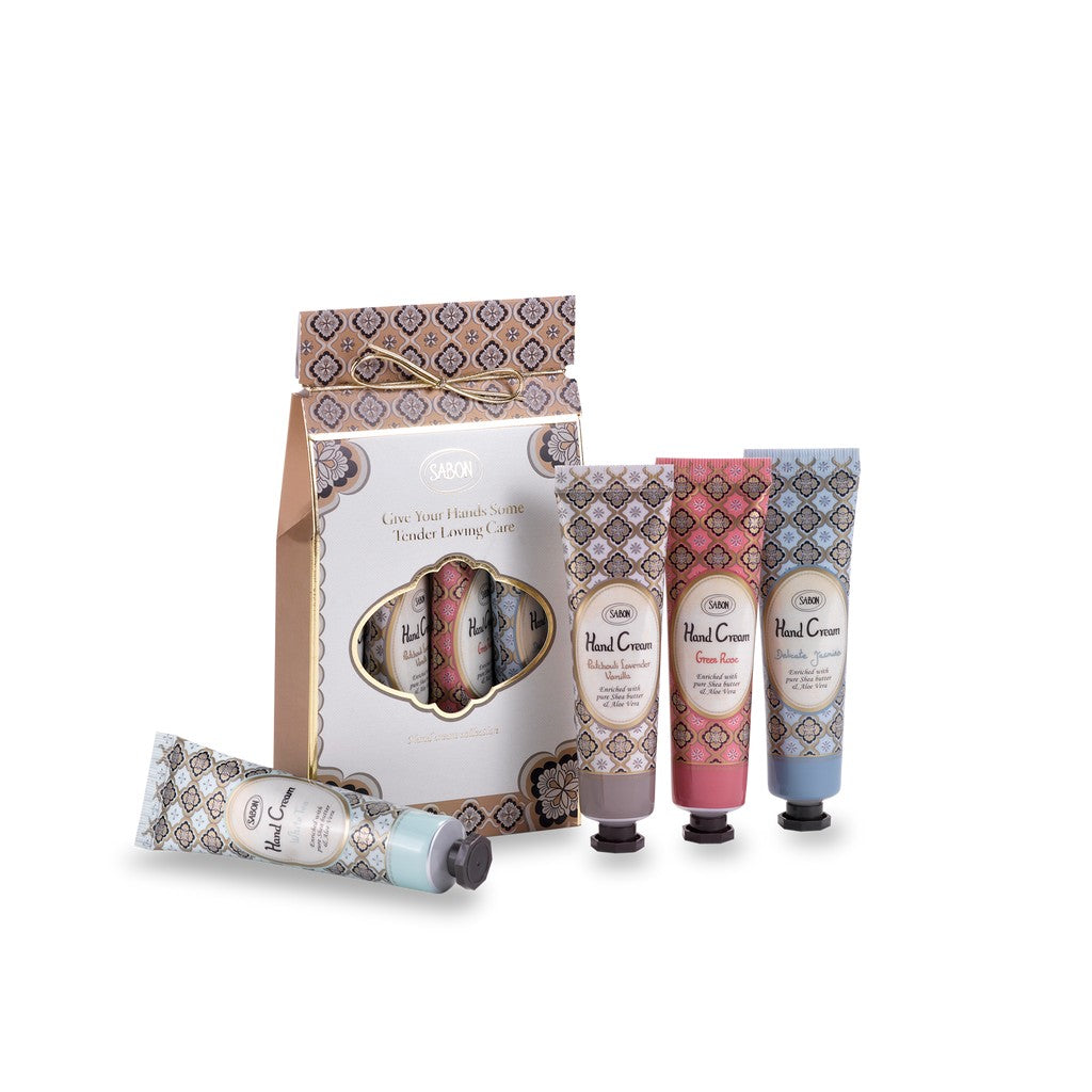 Sabon Mini Kit creme mani 4x30 ml — Set creme mani