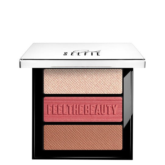 Ga-De Selfie Blush &amp; Illuminante Trio Palette 27 Three In One Luminosità 27 g — Palette med blush og highlighter