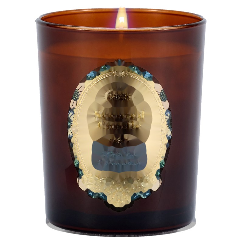 Candela profumata in vetro &