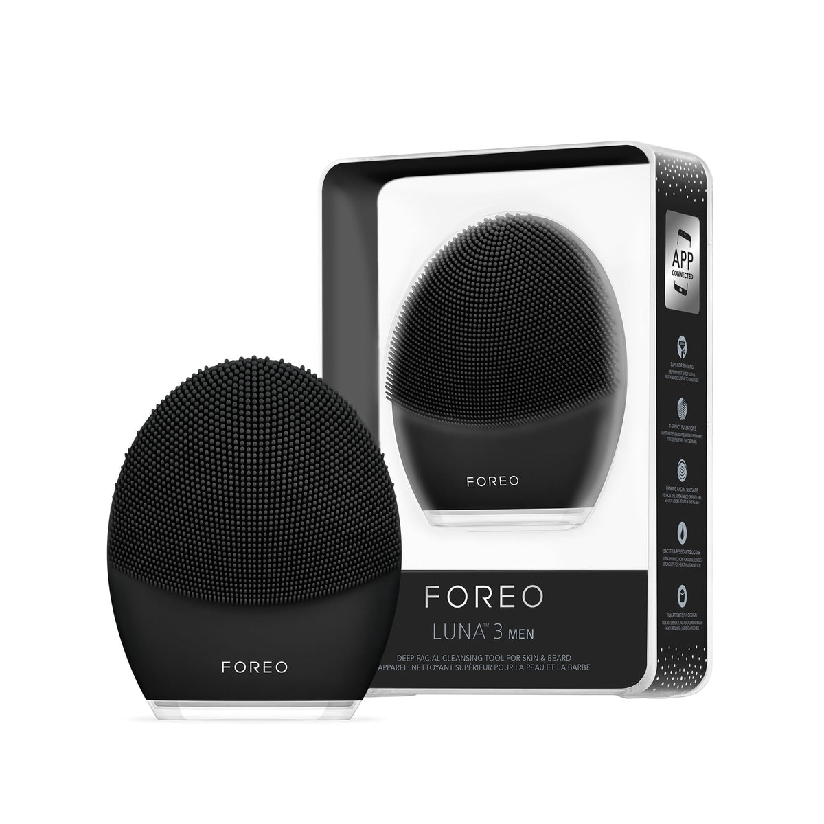 Foreo Luna 3 Uomo spazzola sonica viso — Gesichtsreinigungsbürste