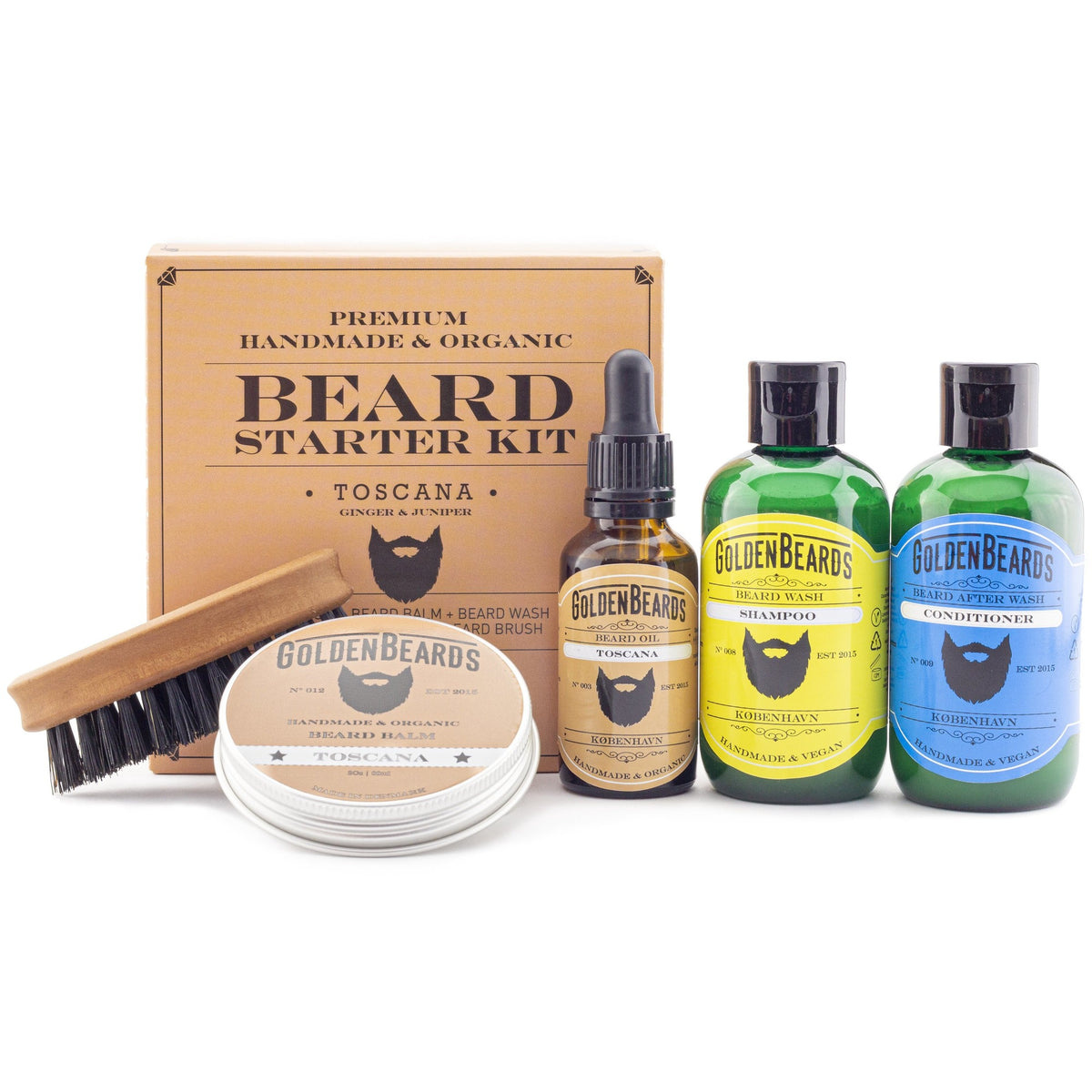 Golden Beards Starter Beard Kit Toscana — Set para barba