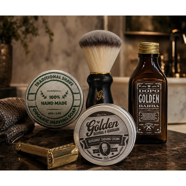 Golden Beards Shaving Kit — Set de afeitado