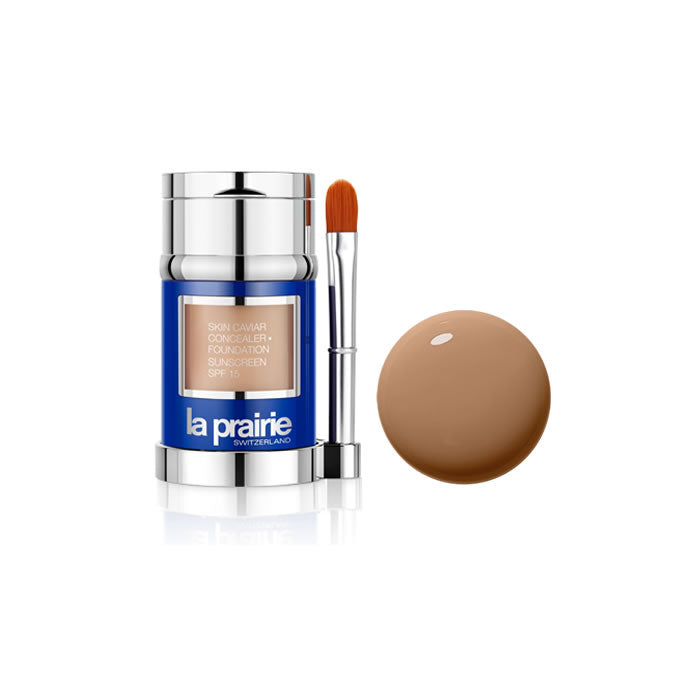 كريم أساس كونسيلر La Prairie سكين كافيار Spf15 موكا 30 مل