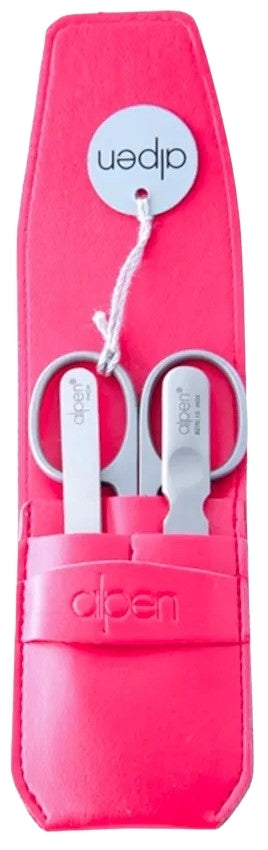 Set per manicure per mancini, rosa, 4 prodotti Alpen