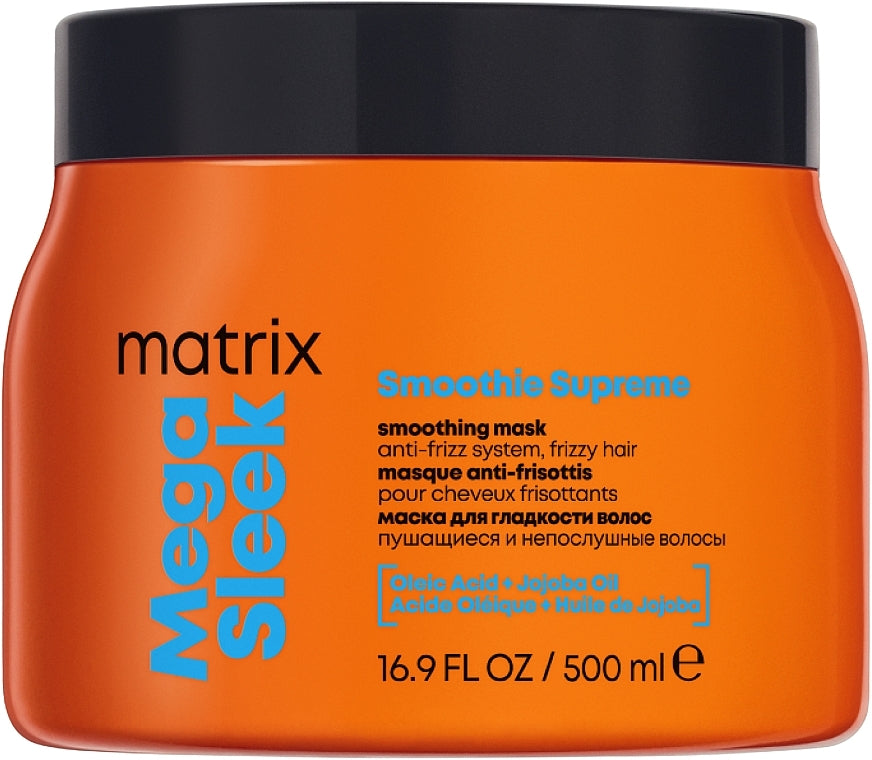 Maschera per capelli lisci Matrix Mega Sleek Smoothie Supreme Mask 500 ml