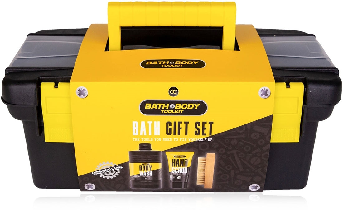Set Accentra Bath &amp; Body Toolkità Body Care Kit (sh/gel/400ml+h/scrub/50ml+acc/1pcs)