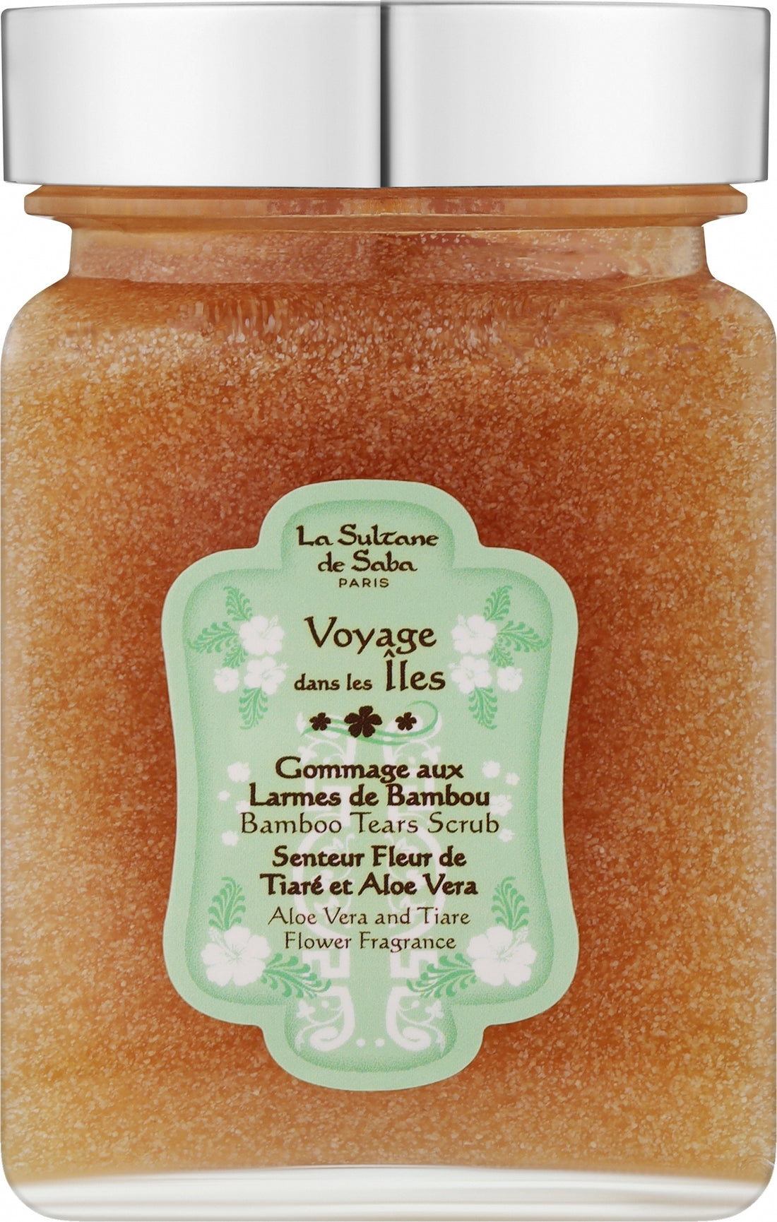 Scrub per il corpo con aloe vera La Sultane De Saba Aloe Vera and Tiare Flowers Body Scrub 300 ml