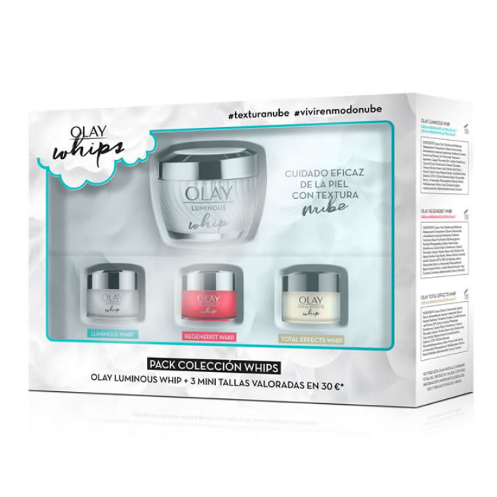 Olay Pack Luminous Whip 50ml Set 4 pezzi