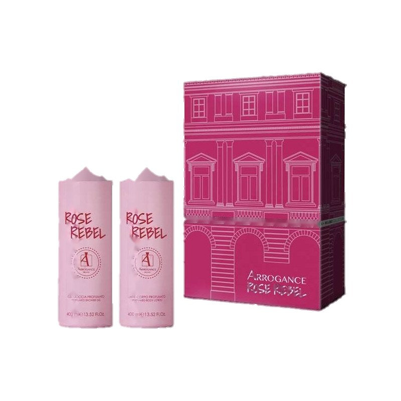 Arrogance Rose Rebel Set (sh/gel/400ml + l/crema/400ml)