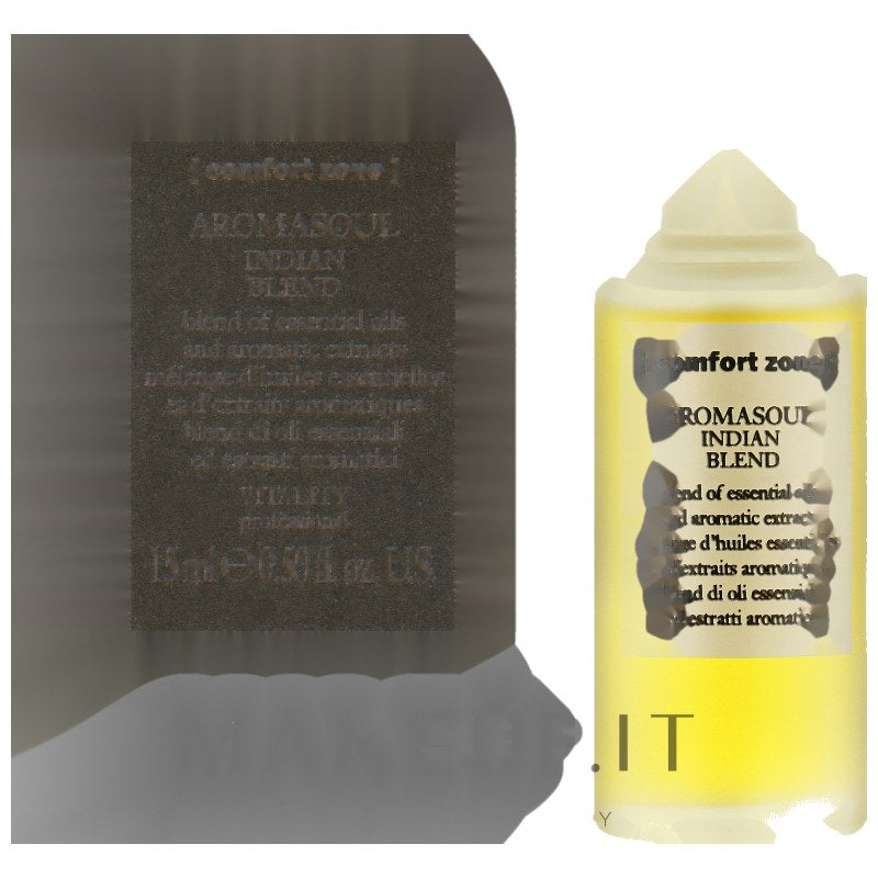 Miscela oli essenziali per corpo Comfort Zone Aromasoul India Blend 15 ml