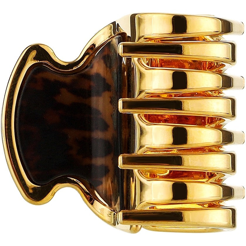 Janeke Hair-Clip Leopard 4,5 x 4 cm Pinza Capelli
