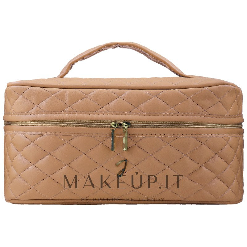 Beauty case, marrone, piccolo, A6152VT Janeke