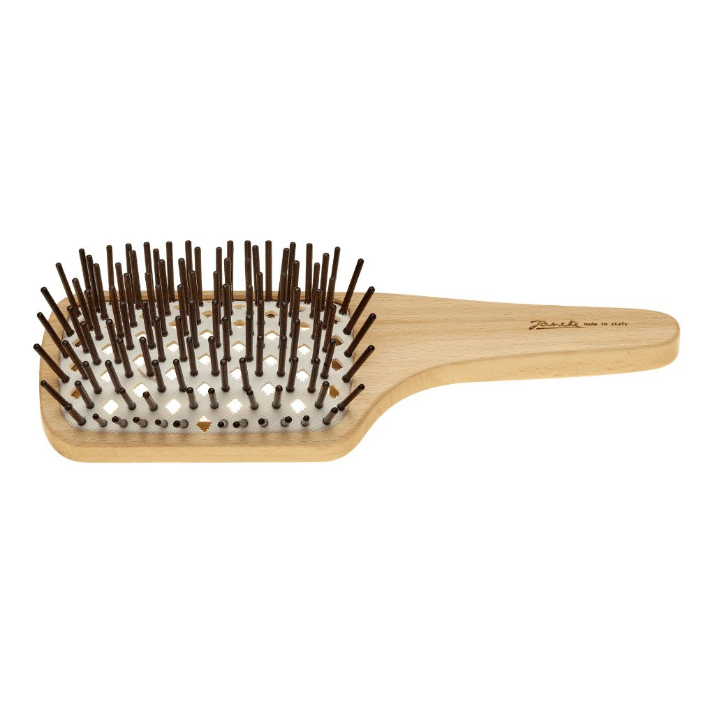 Janeke Wooden Superbrush Βούρτσα μαλλιών από φυσικό ξύλο