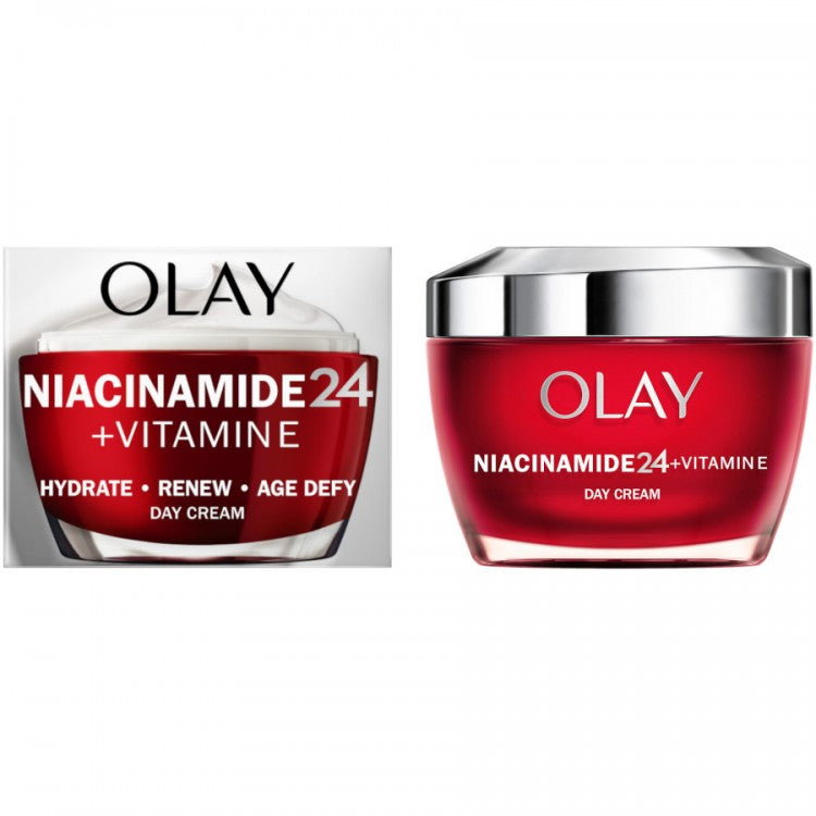 Olay Niacinamid24 Vitamin- und feuchtigkeitsspendende Tagescreme 50 ml