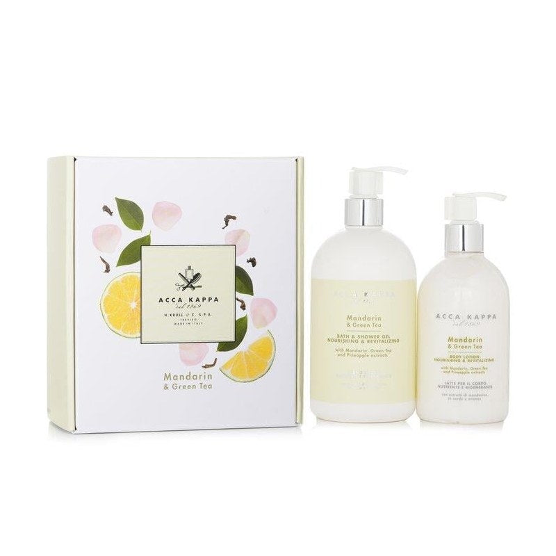 Acca Kappa Mandarin &amp; Green Tea Set (b/lot/300ml + sh/gel/500ml)