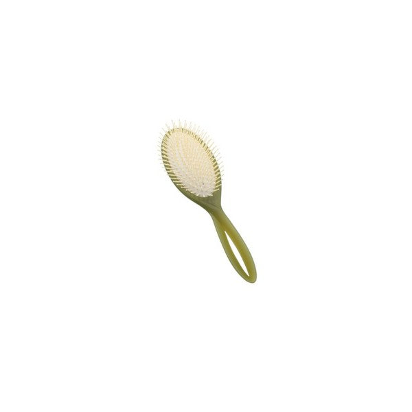 Acca Kappa Infinito lunga con Pom Pins verde — Haarborstel