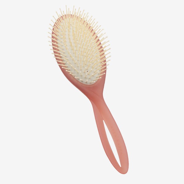Acca Kappa Infinito lunga con Pom Pins rosa — Haarborstel