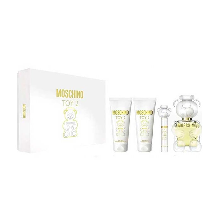Moschino Toy 2 Eau De Perfume Spray Set 100 ml 4 Pezzi