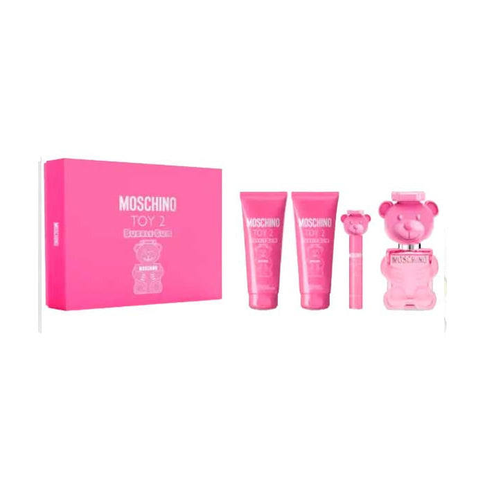 Moschino Toy 2 Bubble Gum Eau De Toilette Spray Set 100ml 4 kusy