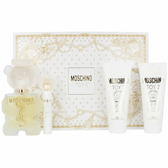 Moschino Toy 2 Eau De Parfum Spray 100 ml, set 4 bucati