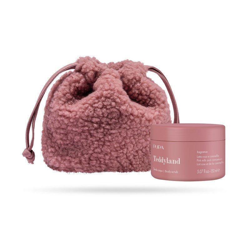 Pupa Teddyland Latte Rosa e Cannella Σετ σώματος με κρέμα 150 ml και τσάντα