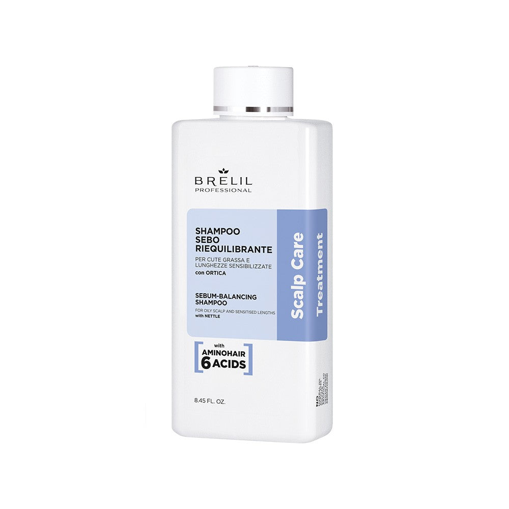 Brelil Scalp Care Trattamento sebo equilibrante Shampoo 250 ml — Šampon na mastné vlasy