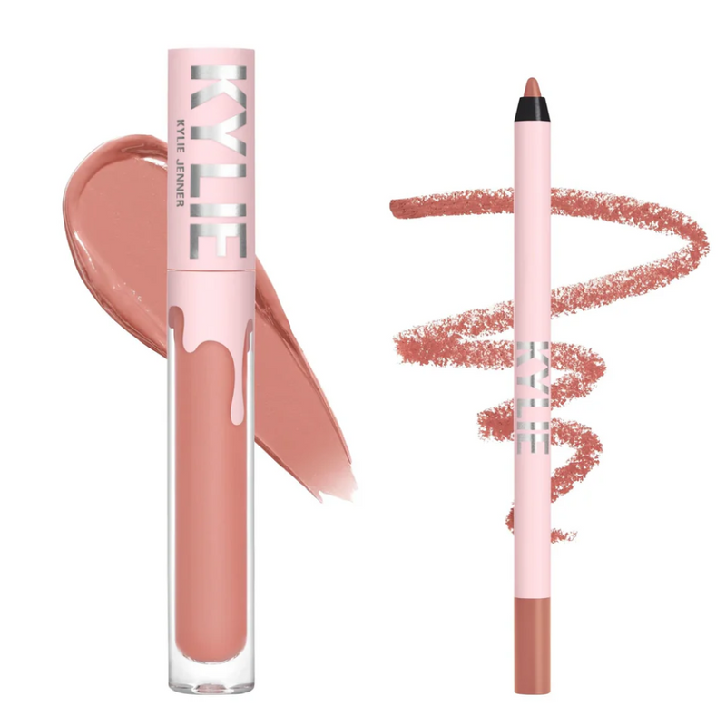 Kylie cosmetics Σετ ματ υγρού κραγιόν + μολυβιού χειλιών Αποχρώσεις: 354 μέχρι νεωτέρας
