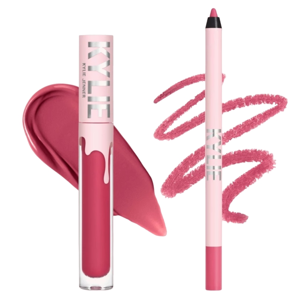Kylie cosmetics סט שפתון נוזלי מט + עיפרון שפתיים גוון: 102 יוצא דופן
