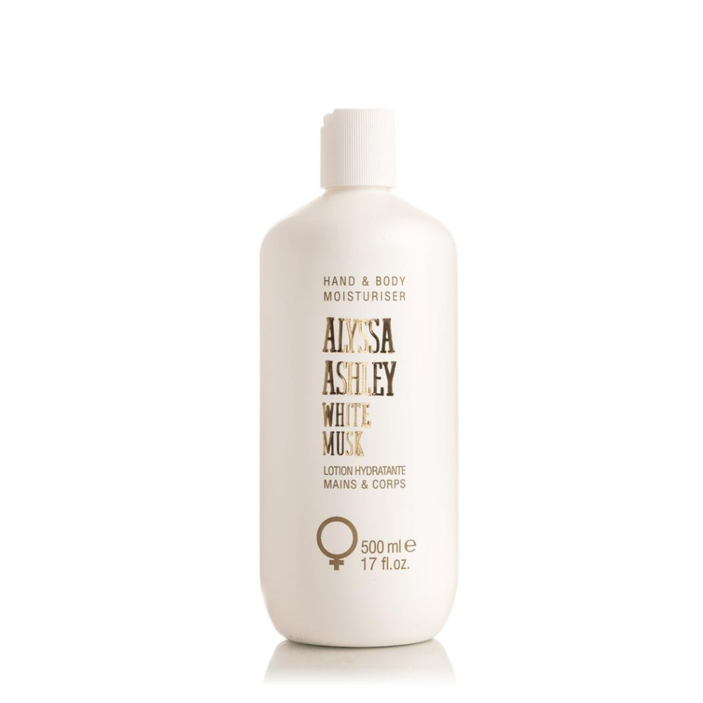 Alyssa Ashley Crème Corps et Mains Musc Blanc 500 ml