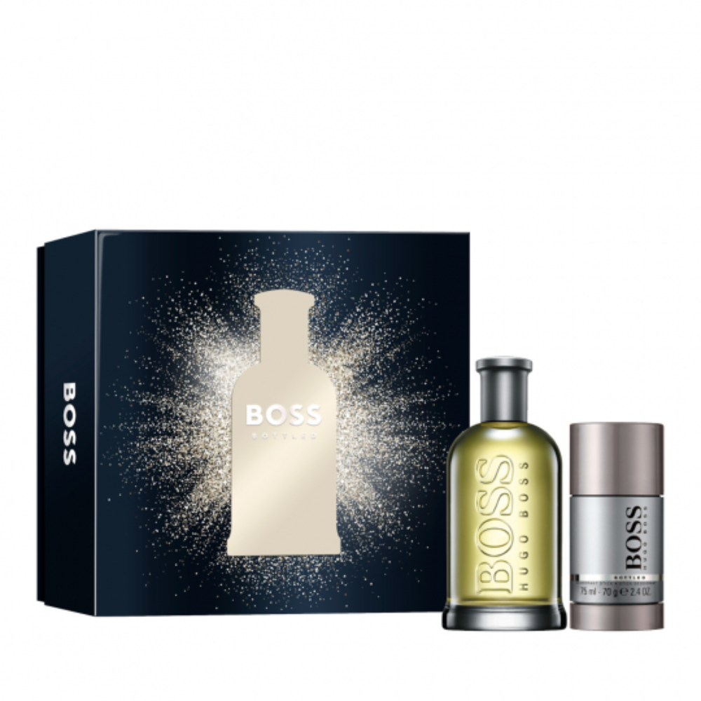 Hugo Boss Eau De Toilette en Bouteille 200 ml Coffret De Noël 2 Pièces