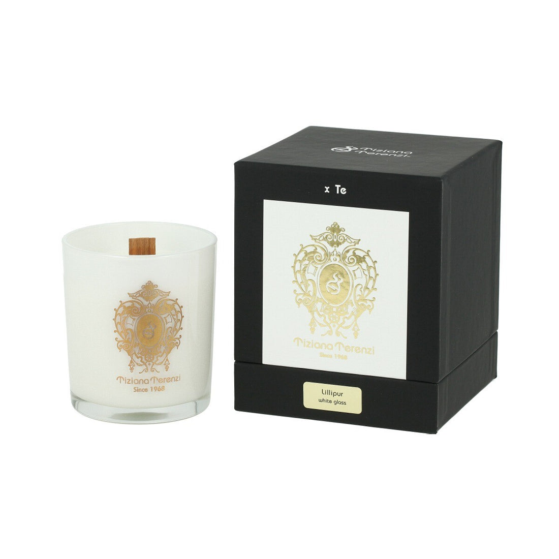 Tiziana Terenzi Lillipur White Glass 170 g — Candela profumata