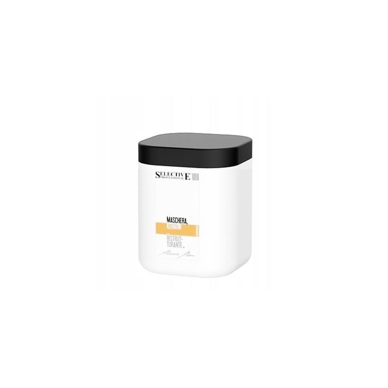Maschera alla cheratina per capelli fragili e danneggiati Selective Professional Artistic Flair Maschera Keratin 1000 ml