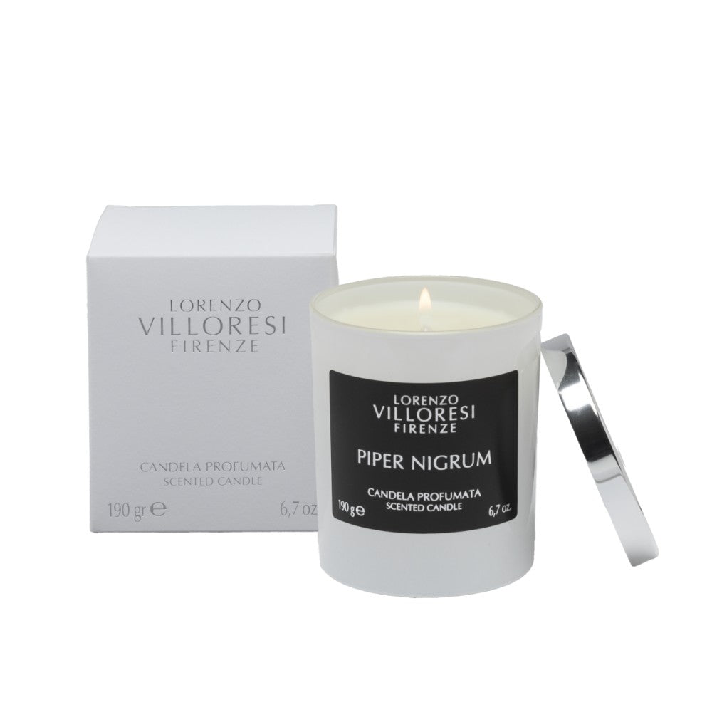 Lorenzo Villoresi Piper Nigrum Candela profumata 190 g — Geurkaars