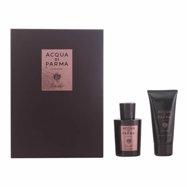 Acqua Di Parma Leather Eau de Cologne concentrata Spray 100ml Set 2 pezzi