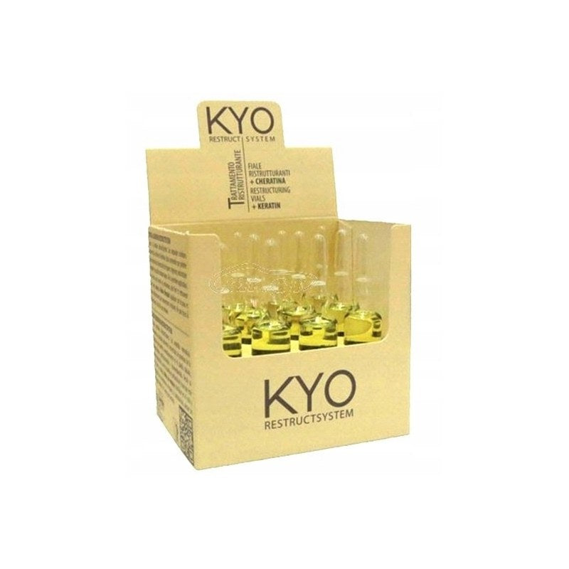 Fiale ristrutturanti per capelli Kyo Restruct System Fiale Keratiniche Ristrutturanti 12 x 10 ml