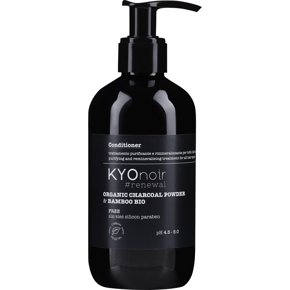 Kyo Noir Organic Charcoal Amaciador com carvão e bambu 500 ml