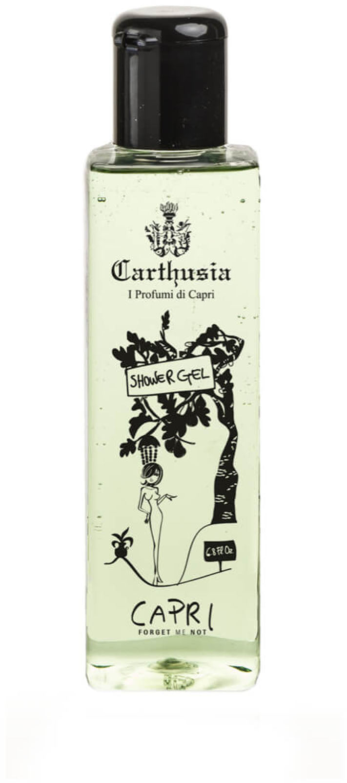 Carthusia Capri Forget Me Not Bagnodoccia Fico Menta Vaniglia 200 ml — Bagnodoccia