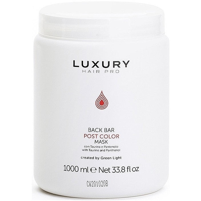Green Light Hair Pro Back Bar Post Colore 1000 ml — Mascarilla capilar