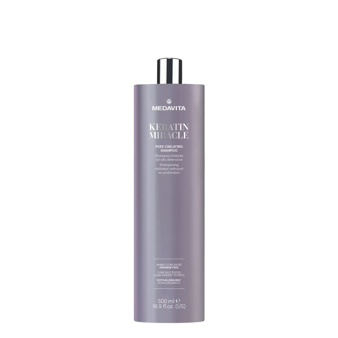 Medavita Keratin Miracle Pure Chelating Shampoo rensende shampoo til dybderens 500 ml