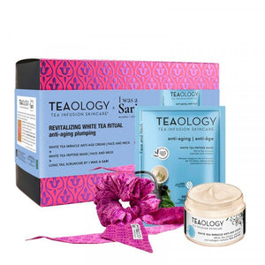Teaology White Tea Set viso (maschera 21 ml + crema 50 ml + accessorio 1 pz) — Set viso