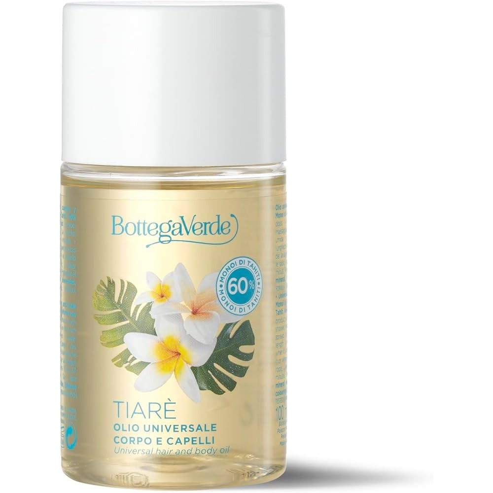 Bottega Verde Tiare Olio universale corpo e capelli 100 ml — Olio universale corpo e capelli