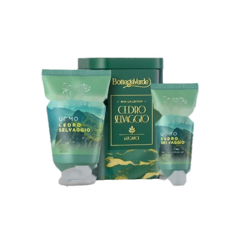 Bottega Verde Cedro Selvaggio Set (ash/balsamo/75ml + doccia/gel/50ml + scatola)