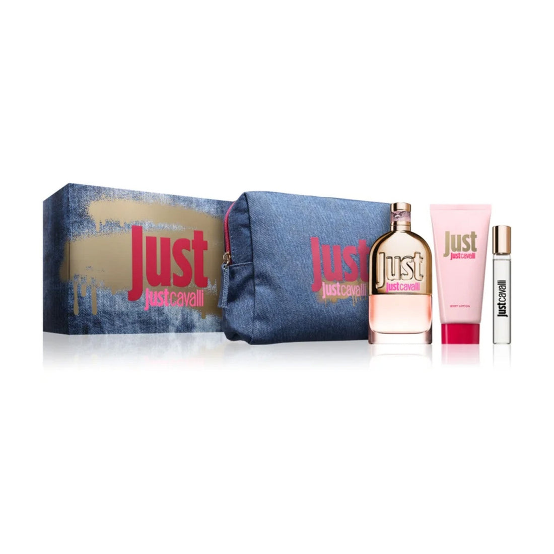 Roberto Cavalli Just Cavalli Her Cofanetto Eau de Toilette 90 + 15 ml, latte corpo 100 ml