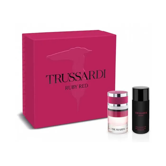 Trussardi Ruby Red Eau De Perfume Spray 60ml Set 2 pezzi