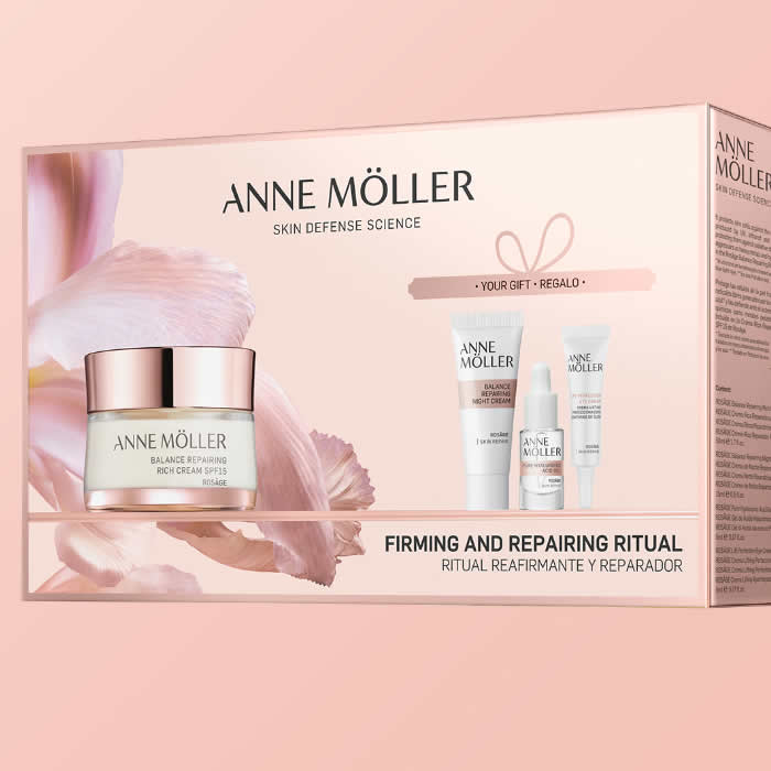 Anne Möller Rosage Crema Rica De Día 50ml Set 4 Piezas