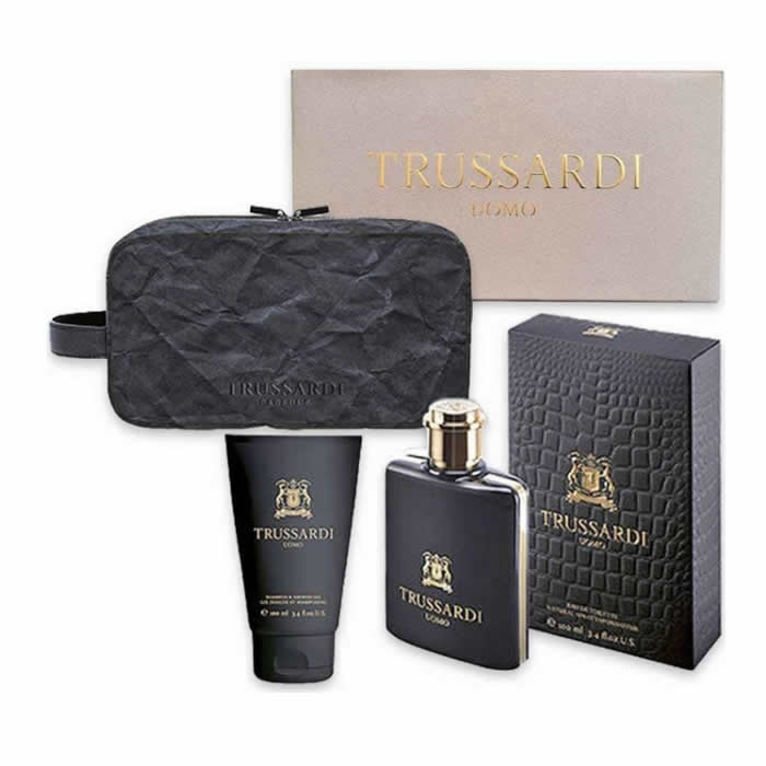 Trussardi Uomo Eau De Toilette Spray 100ml Set 3 Pezzi