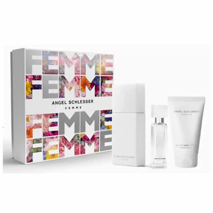 Angel Schlesser Femme Eau De Toilette Vaporisateur 100ml Coffret 3 Pièces