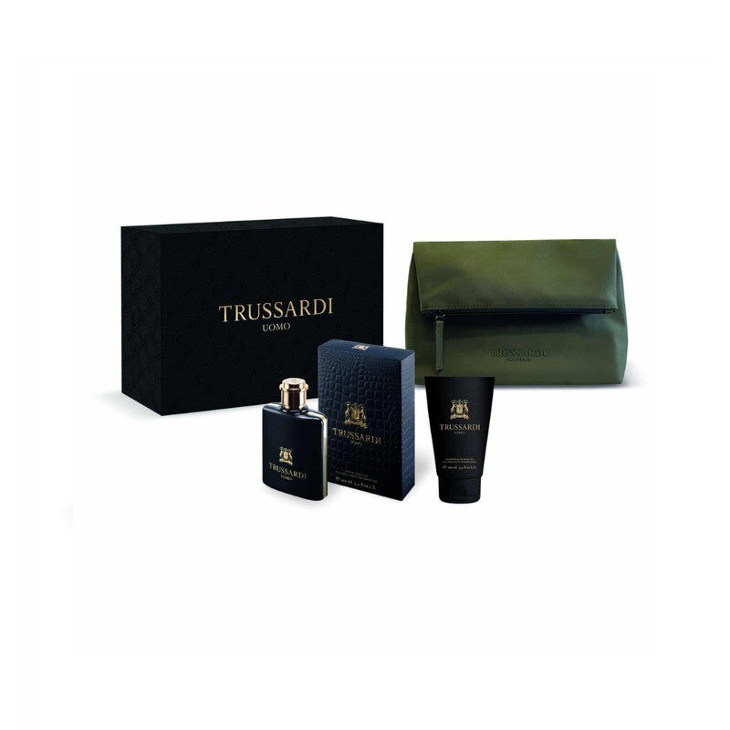 Trussardi 1911 Uomo gaveeske (Eau de toilette 100 ml + dusjgel 100 ml + veske 1 stk) — Gavesett