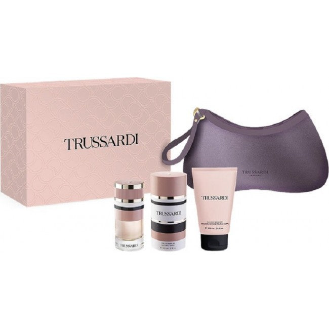 Trussardi Eau Cofanetto Eau de parfum 90 ml + Emulsione corpo 100 ml + Borsa — Set para mujer