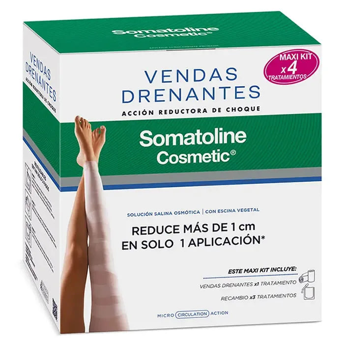 Bende drenanti Somatoline Maxi Kit 4 pezzi